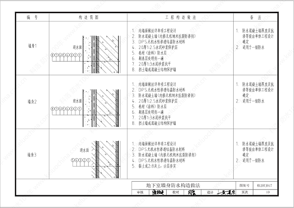 广西工程建设标准设计图集-无机水性渗透结晶型材料（DPS）防水构造图集-广西图集OUT_11