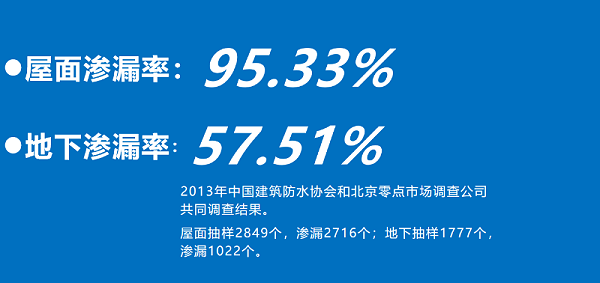 目前防水渗漏现状