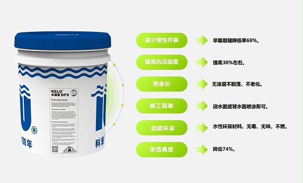 科洛永凝液DPS防水剂的施工方法